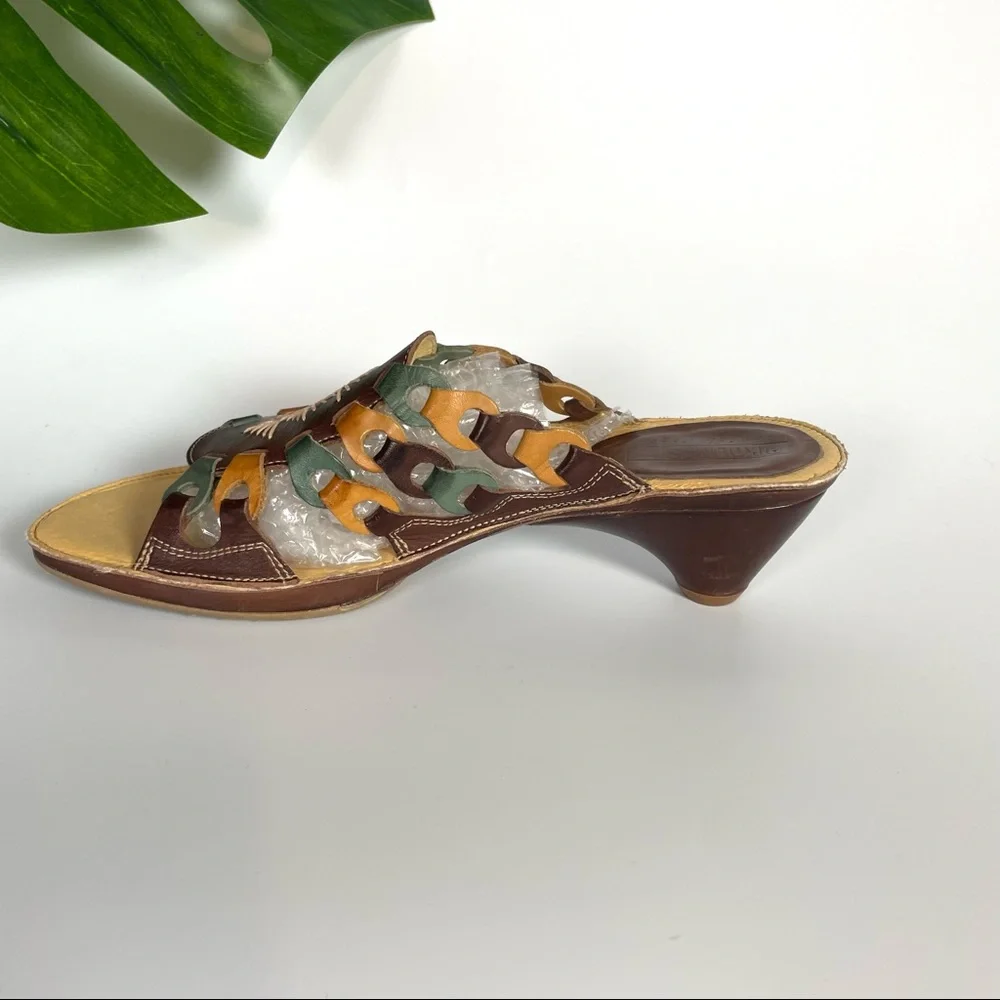 Pikolinos caged sandal heel 40 - Picture 8 of 10